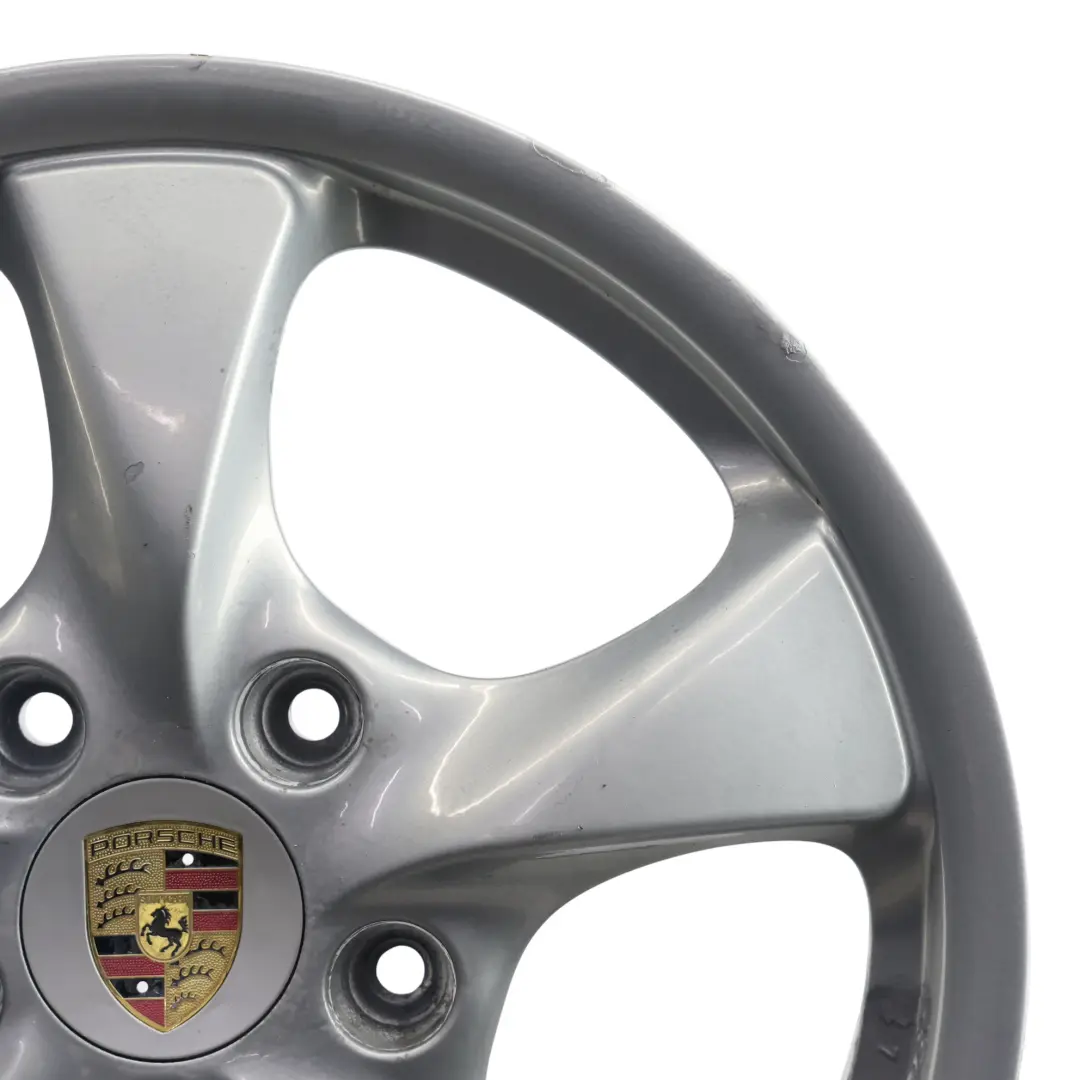 Porsche Boxter 986 Front Wheel Rim Alloy Silver 17" 7J ET:55 - SKU 98636212401-3 - Part number 98636212401