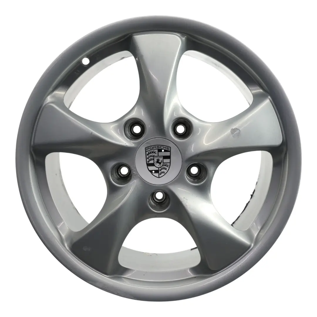 Boxter 986 Llanta Trasera Aleación Plata 17 "8,5J ET:48 para Porsche con número de pieza 98636212606 Porsche Boxter 986 Llanta Trasera Aleación Plata 17 "8,5J ET:48 - SKU 98636212606-1 - Número de pieza 98636212606
