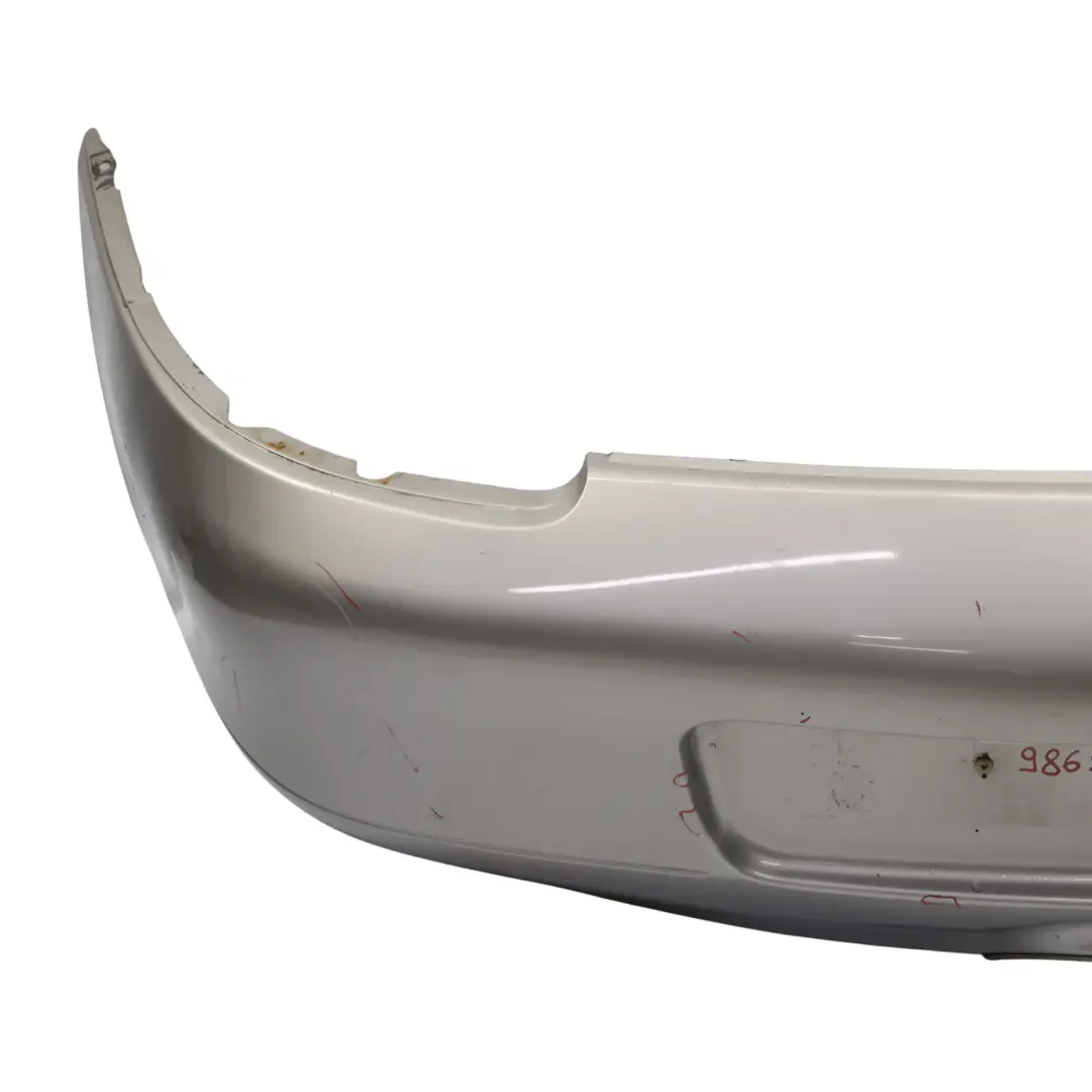 Bumper Trim Panel Covering Meridian Metallic - 6A7 to Porsche Boxster 986 Rear with Part number 98650541100 Porsche Boxster 986 Rear Bumper Trim Panel Covering Meridian Metallic - 6A7 - SKU 98650541100-MER - Part number 98650541100