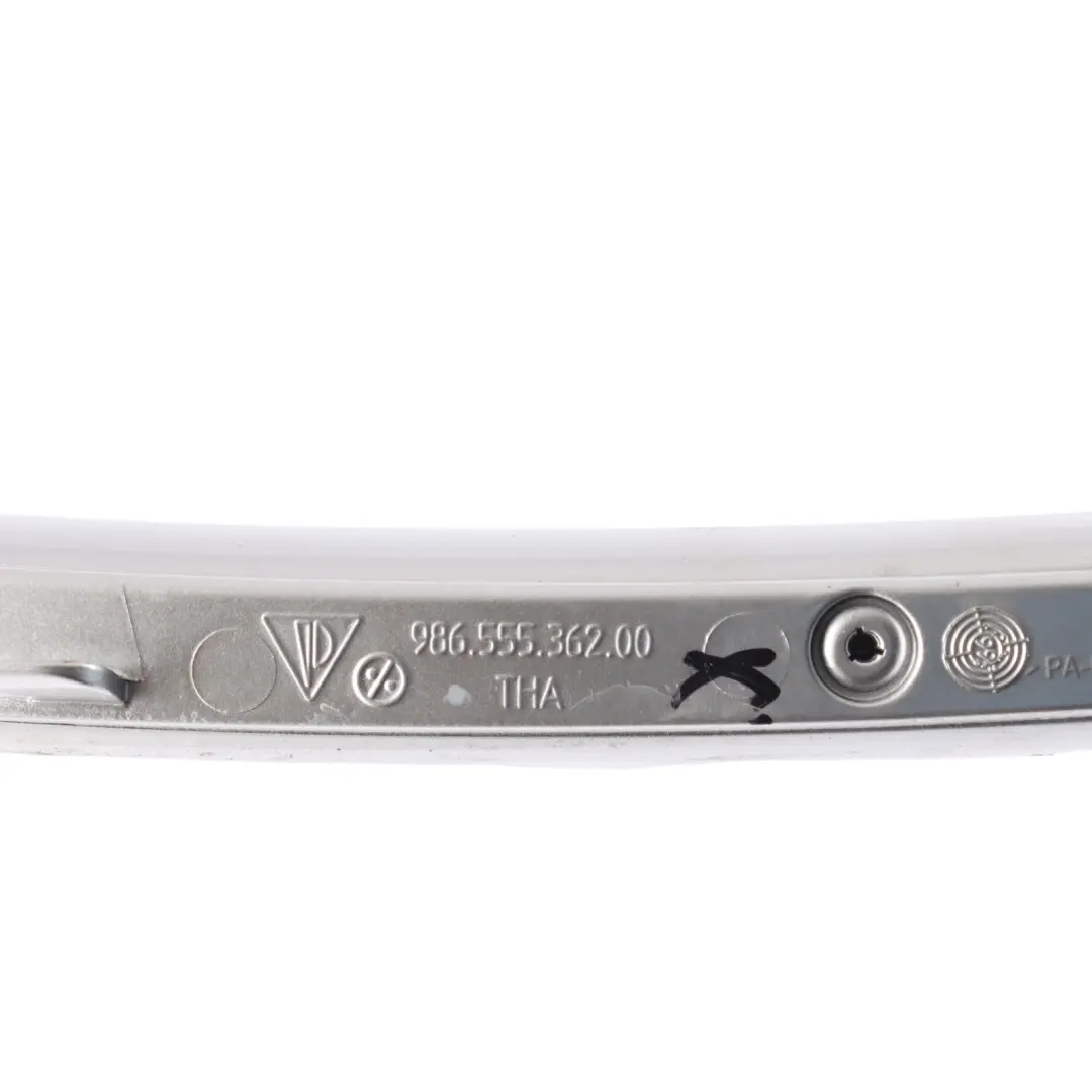Porsche Boxster 986 Door Card Grab Handle Cover Silver Right O/S - SKU 98655536200 - Part number 98655536200