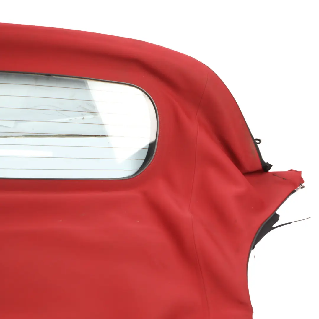 Soft Top Roof Covering Cloth Fabric Red to Porsche Boxster 986 with Part number 98656191503 Porsche Boxster 986 Soft Top Roof Covering Cloth Fabric Red - SKU 98656191503 - Part number 98656191503