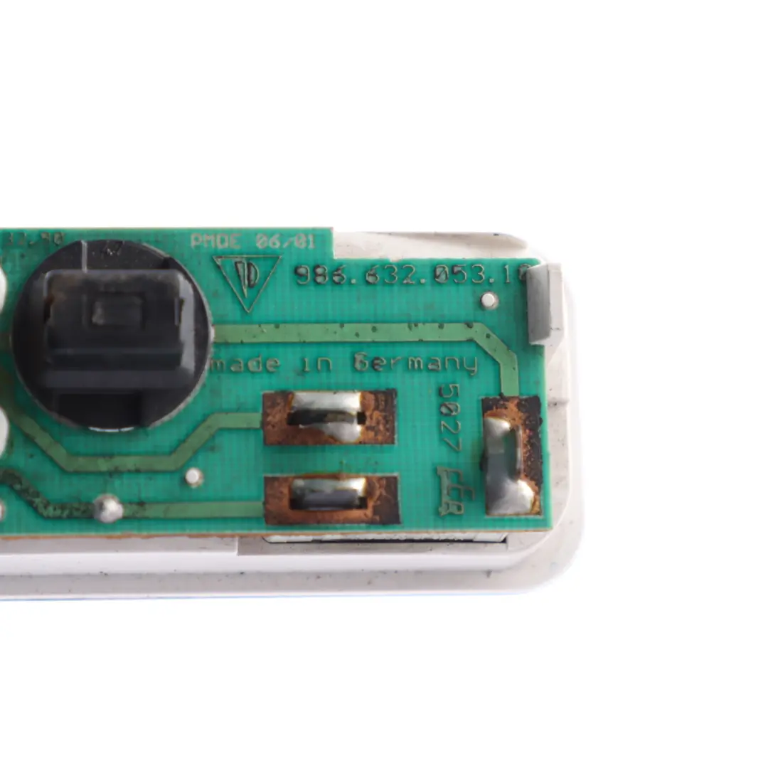 Interior Roof Light Lamp Panel 98663205310 to Porsche Boxster 986 Carrera GT with Part number 98663205311 Porsche Boxster 986 Carrera GT Interior Roof Light Lamp Panel 98663205310 - SKU 98663205311 - Part number 98663205311