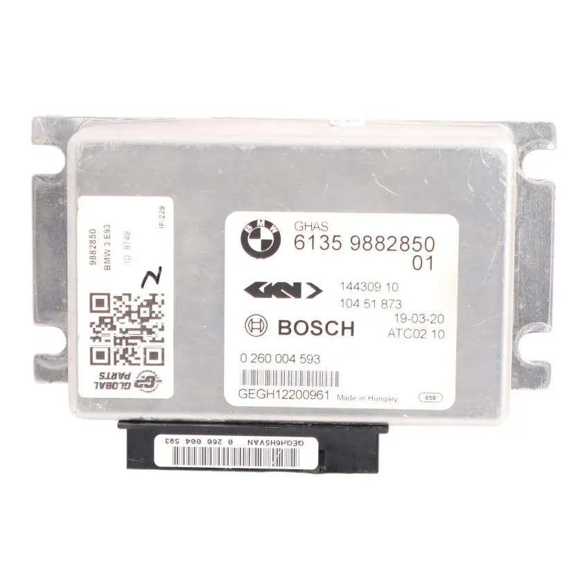 Regulated Differential Lock Control Module to BMW F10 F12 F87 M2 F80 M3 with Part number 9882850 BMW F10 F12 F87 M2 F80 M3 Regulated Differential Lock Control Module - SKU 9882850 - Part number 9882850