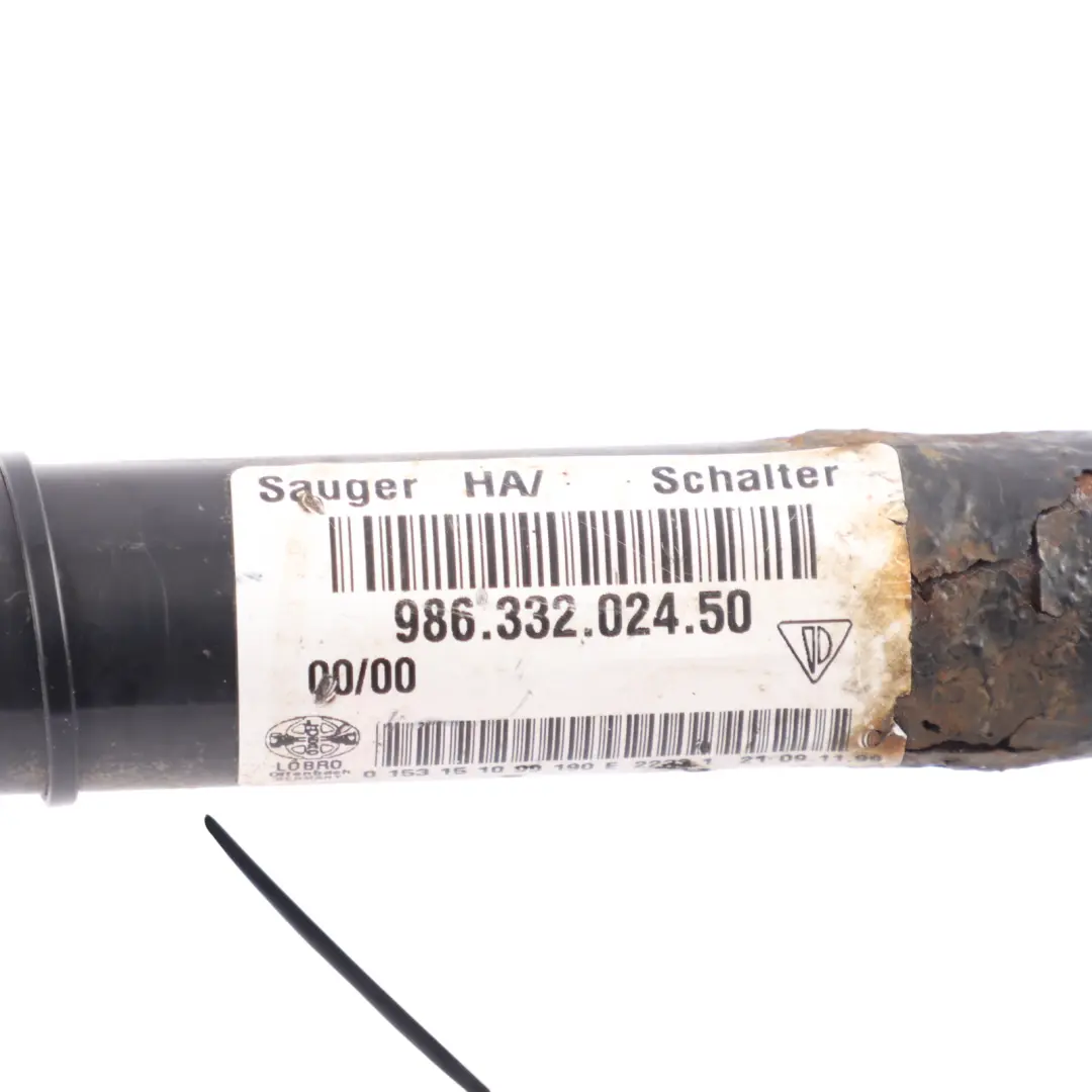 Porsche Boxster 986 Driveshaft Axle Shaft Rear N/O/S 3.2 Manual - SKU 98633202450 - Part number 98633202450