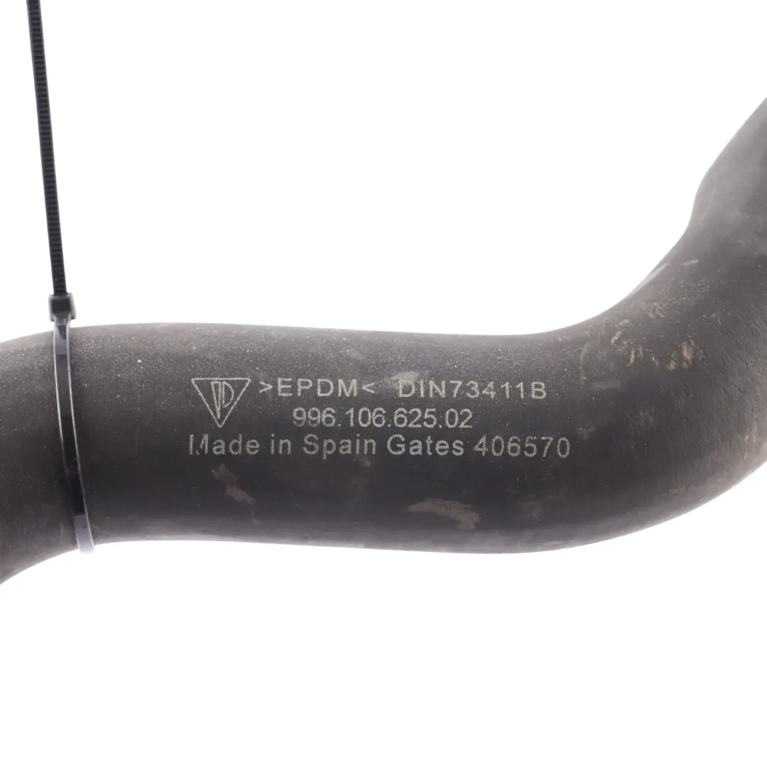 Radiator Coolant Hose Line Pipe Tube Left N/S to Porsche Boxster 986 with Part number 996106625 Porsche Boxster 986 Radiator Coolant Hose Line Pipe Tube Left N/S - SKU 996106625 - Part number 996106625