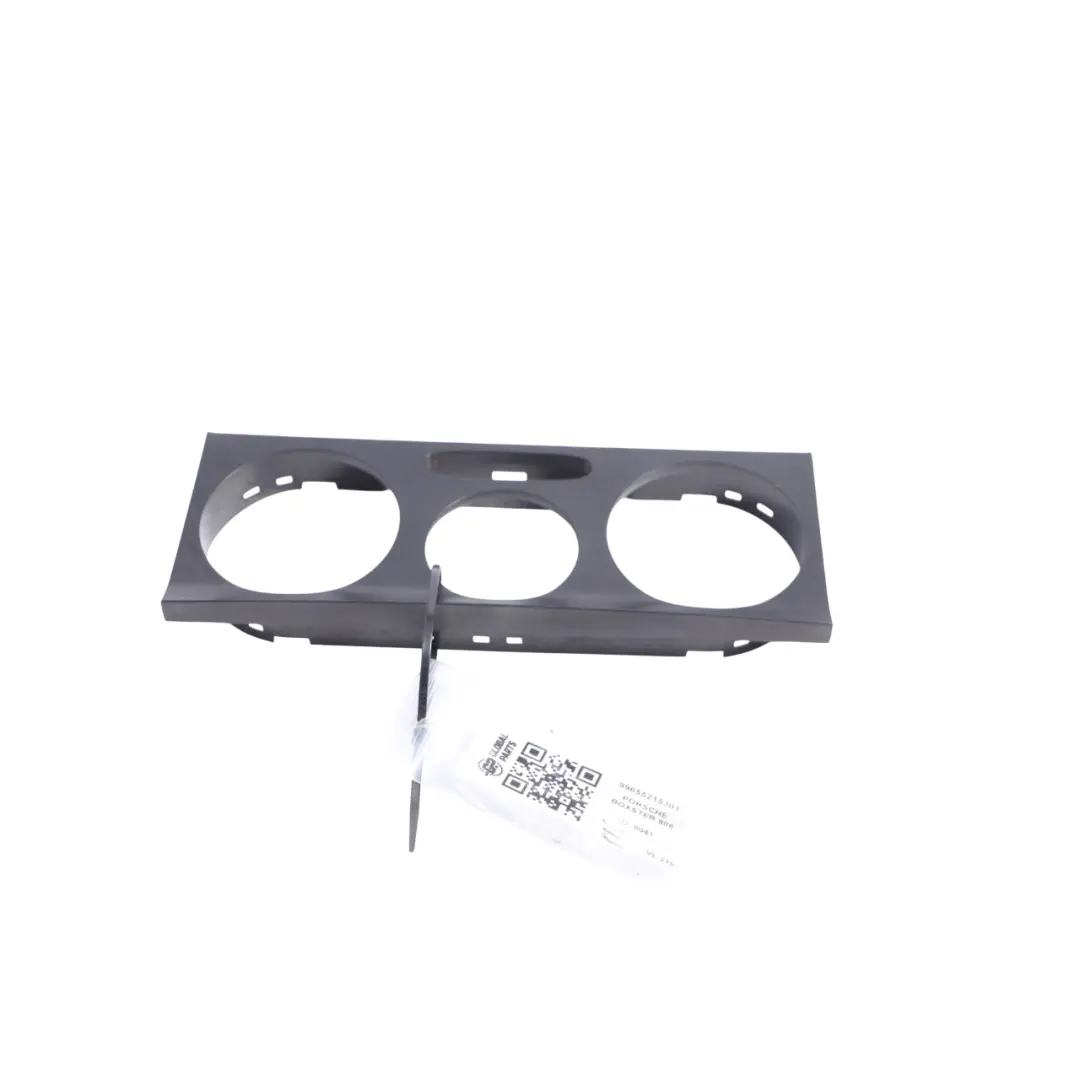 Porsche Boxster 986 A/C Climate Control Trim Cover Panel Satin Black - SKU 99655215301 - Part number 99655215301
