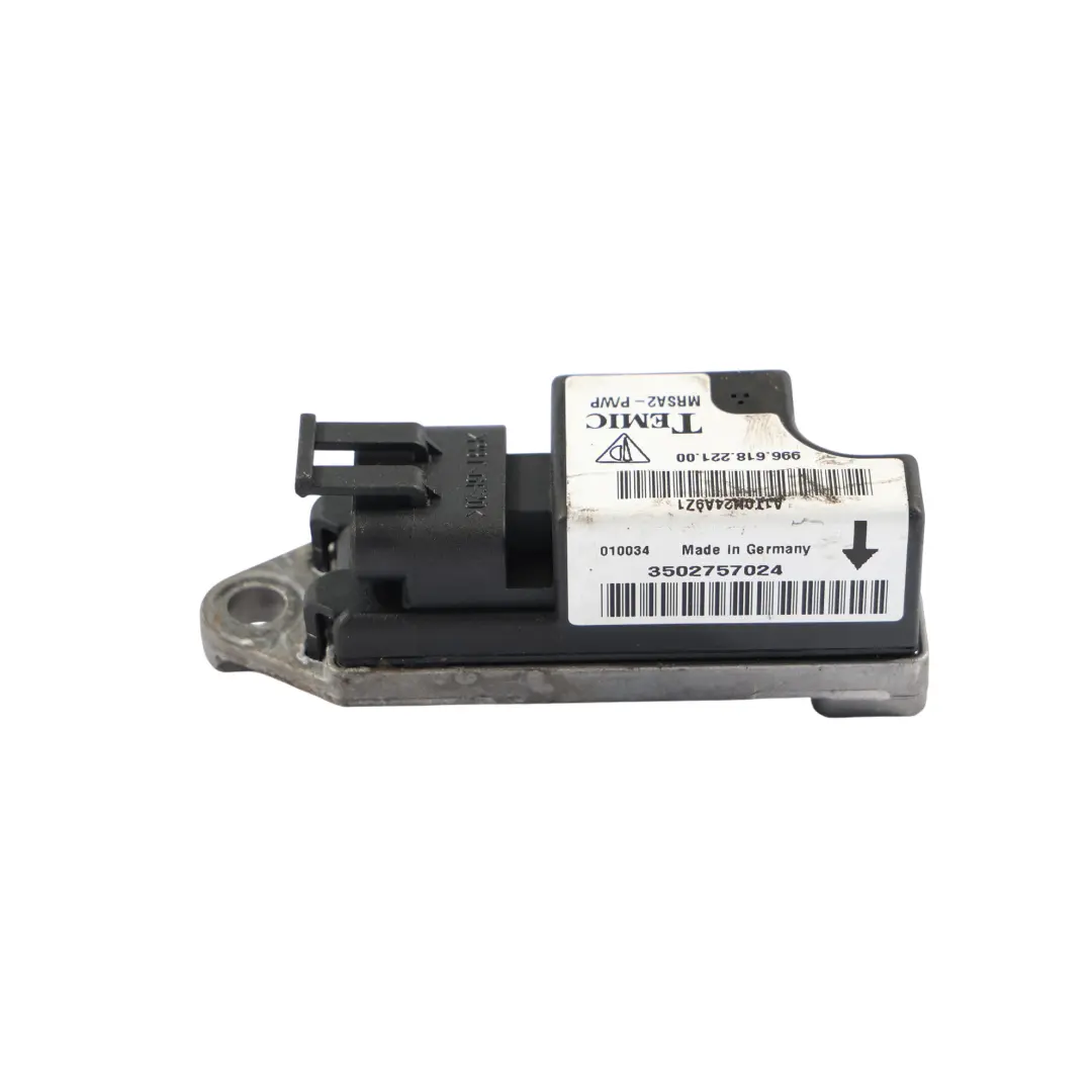 Boxter 986 Módulo Del Sensor De Impacto De Choque para Porsche con número de pieza 99661822100 Porsche Boxter 986 Módulo Del Sensor De Impacto De Choque - SKU 99661822100 - Número de pieza 99661822100