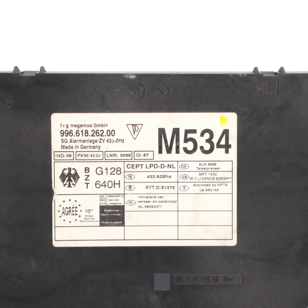 Porsche Boxster 986 Comfort Onboard ECU Control Unit Module BSI - SKU 99661826200 - Part number 99661826200