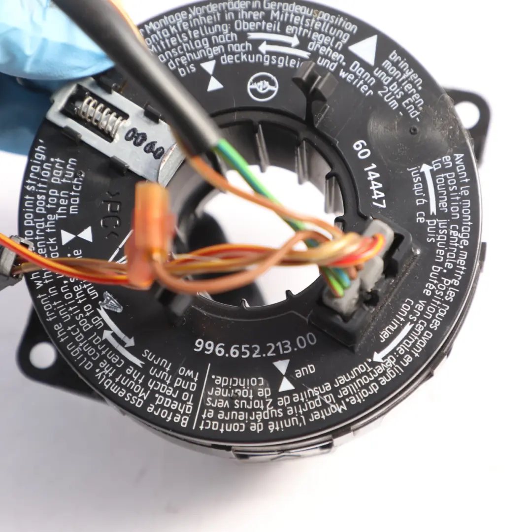 Steering Wheel Ring Clock Slip Squib Unit to Porsche Boxster 986 with Part number 99665221300 Porsche Boxster 986 Steering Wheel Ring Clock Slip Squib Unit - SKU 99665221300 - Part number 99665221300