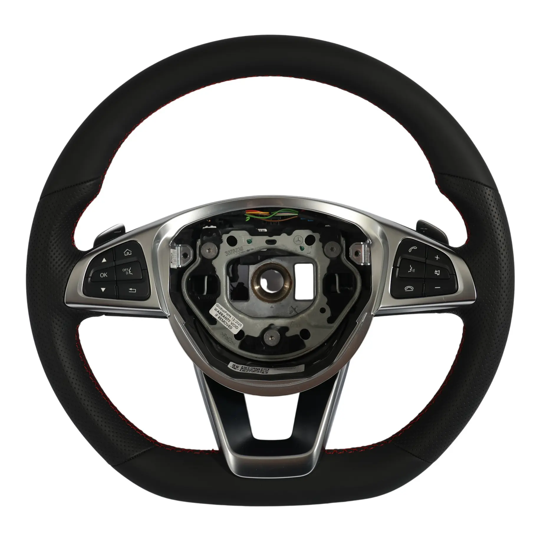 Mercedes W205 X253 Volant Direction NEUF Cuir Noir Avec Palettes A0004604003