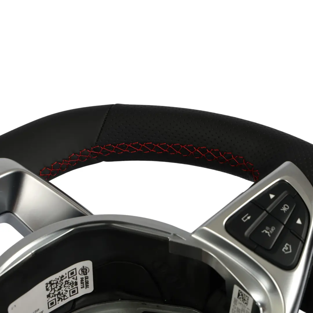 Mercedes W205 X253 Volante NUOVO In Pelle Nera Cambio al Volante - SKU A0004604003-1 - Numero di parte A0004604003