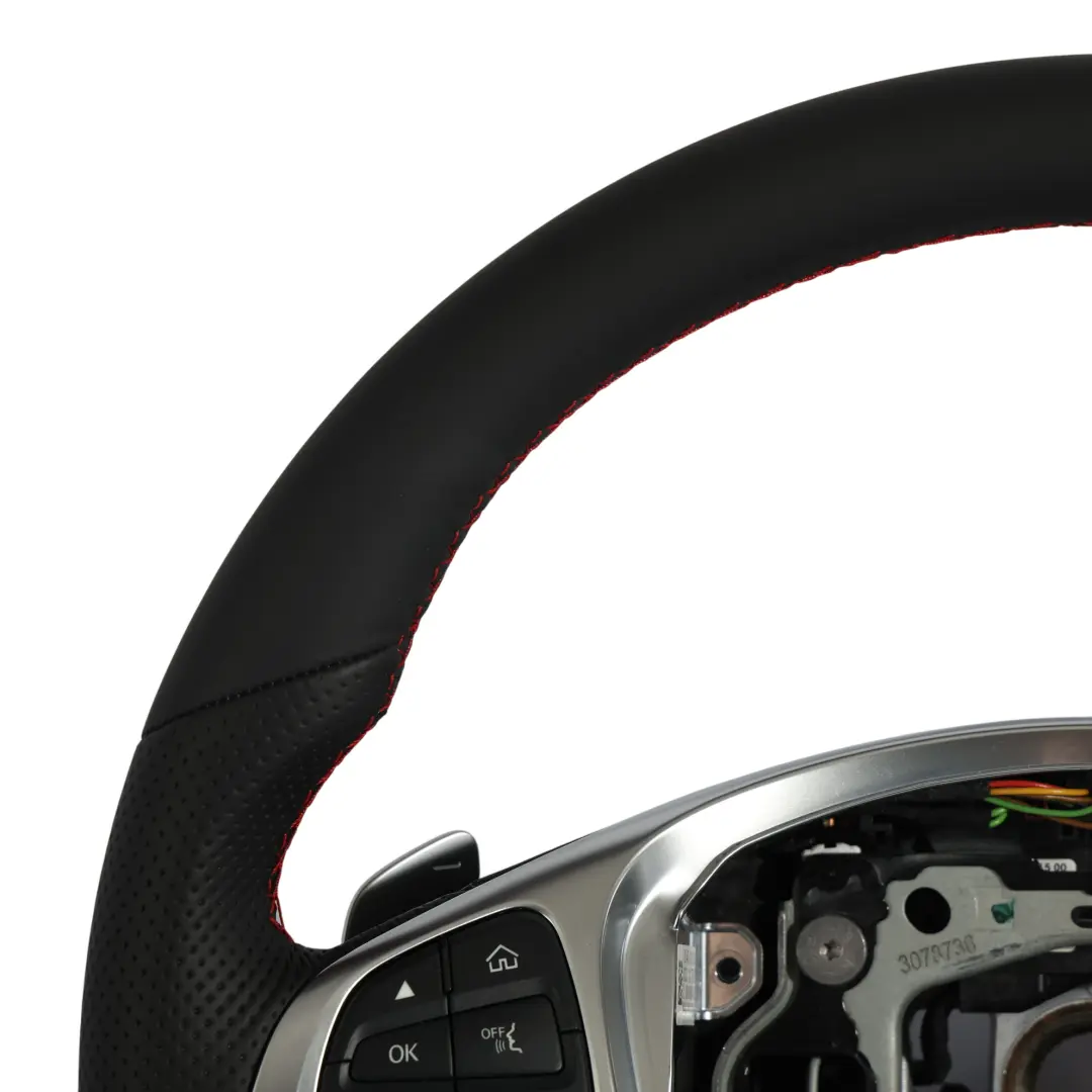 Mercedes W205 X253 Steering Wheel NEW Black Leather Paddle Shift - SKU A0004604003-1 - Part number A0004604003