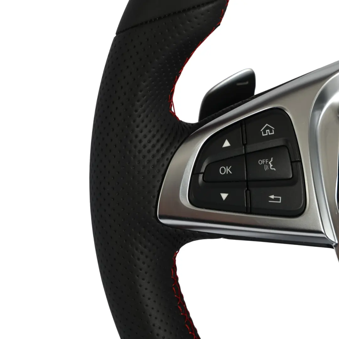 Volant Direction NEUF Cuir Noir Avec Palettes pour Mercedes W205 X253 à propos du numéro de pièce A0004604003 Mercedes W205 X253 Volant Direction NEUF Cuir Noir Avec Palettes - SKU A0004604003-1 - Numéro de pièce A0004604003