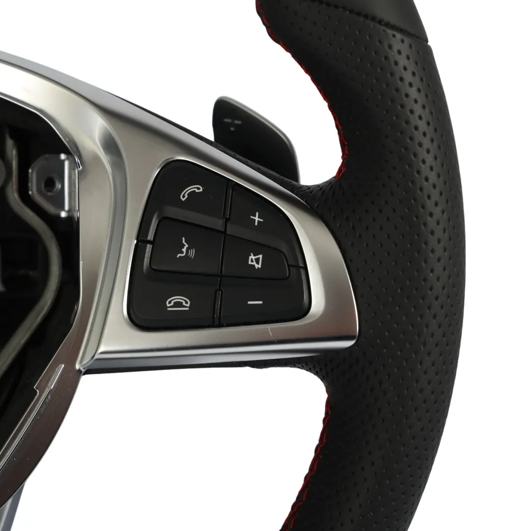 Mercedes W205 X253 Volante NUEVO Cuero Negro Palanca de Cambio - SKU A0004604003-1 - Número de pieza A0004604003