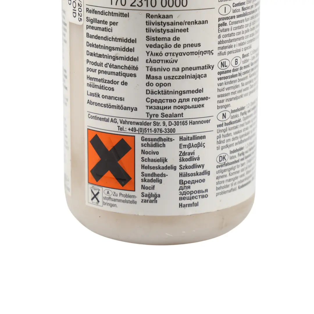 Smart Fortwo C450 C451 Tyre Sealant Sealer Repair Foam - SKU A0005831912 - Part number A0005831912