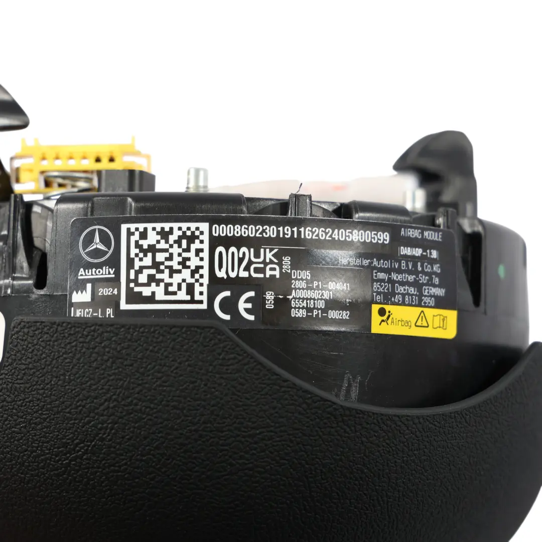 Module D'Air Au Volant Côté Conducteur Noir pour Mercedes C118 W177 à propos du numéro de pièce A0008602301 Mercedes C118 W177 Module D'Air Au Volant Côté Conducteur Noir - SKU A0008602301 - Numéro de pièce A0008602301