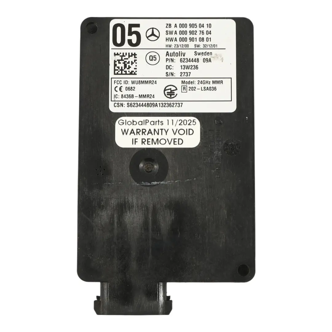 Front Radar Abstands Sensor Einheit für Mercedes W176 W205 C207 W212 mit Teilenummer A0009050410 Mercedes W176 W205 C207 W212 Front Radar Abstands Sensor Einheit - SKU A0009050410 - Teilenummer A0009050410