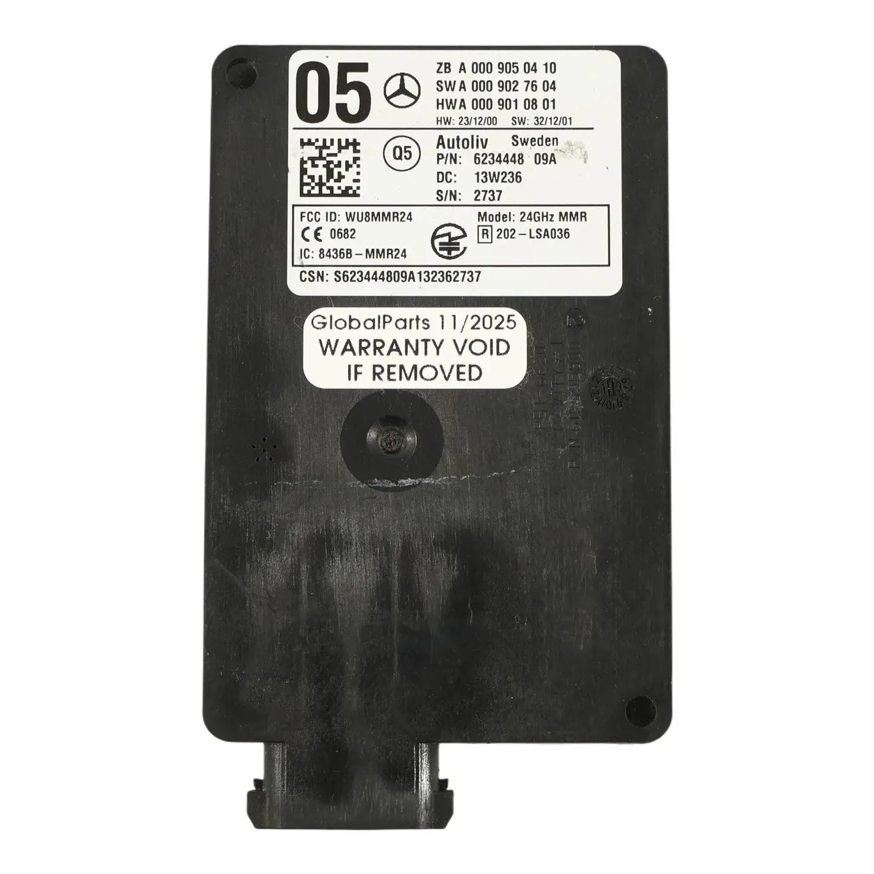 Mercedes W176 W205 C207 W212 Moduł Sterownik Radaru Przedniego A0009050410