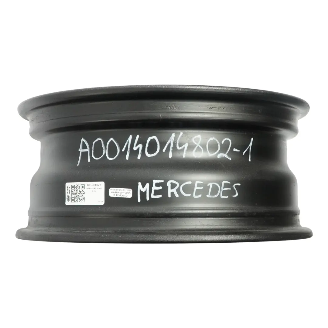 Mercedes W906 Felga Stalowa 16'' 6,5J ET:62 - SKU A0014014802-1 - Numer Części A0014014802