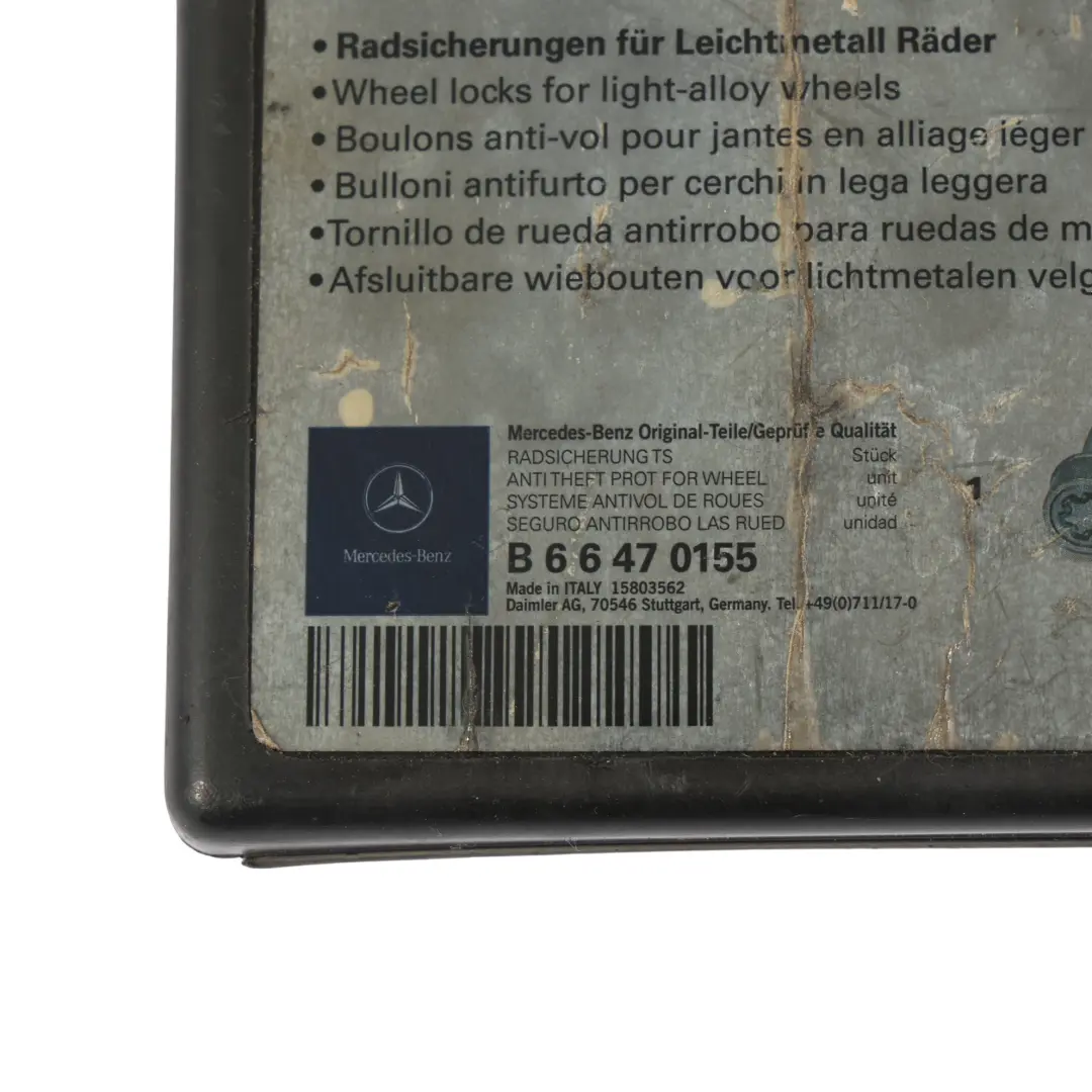 Radschrauben Mercedes W176 W204 W205 W212 Hinten Vorne Kasten Satz B66470155 für mit Teilenummer A0019901607 Radschrauben Mercedes W176 W204 W205 W212 Hinten Vorne Kasten Satz B66470155 - SKU A0019901607-8 - Teilenummer A0019901607