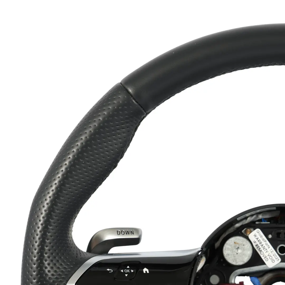 Mercedes W177 A35 AMG Steering Wheel Black Leather Paddle Shift - SKU A0994601907 - Part number A0994601907