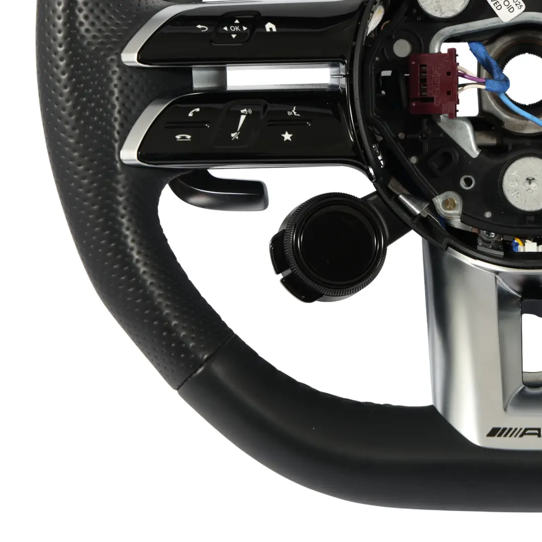 Mercedes W177 A35 AMG Volante Nero In Pelle Cambio al Volante - SKU A0994601907 - Numero di parte A0994601907