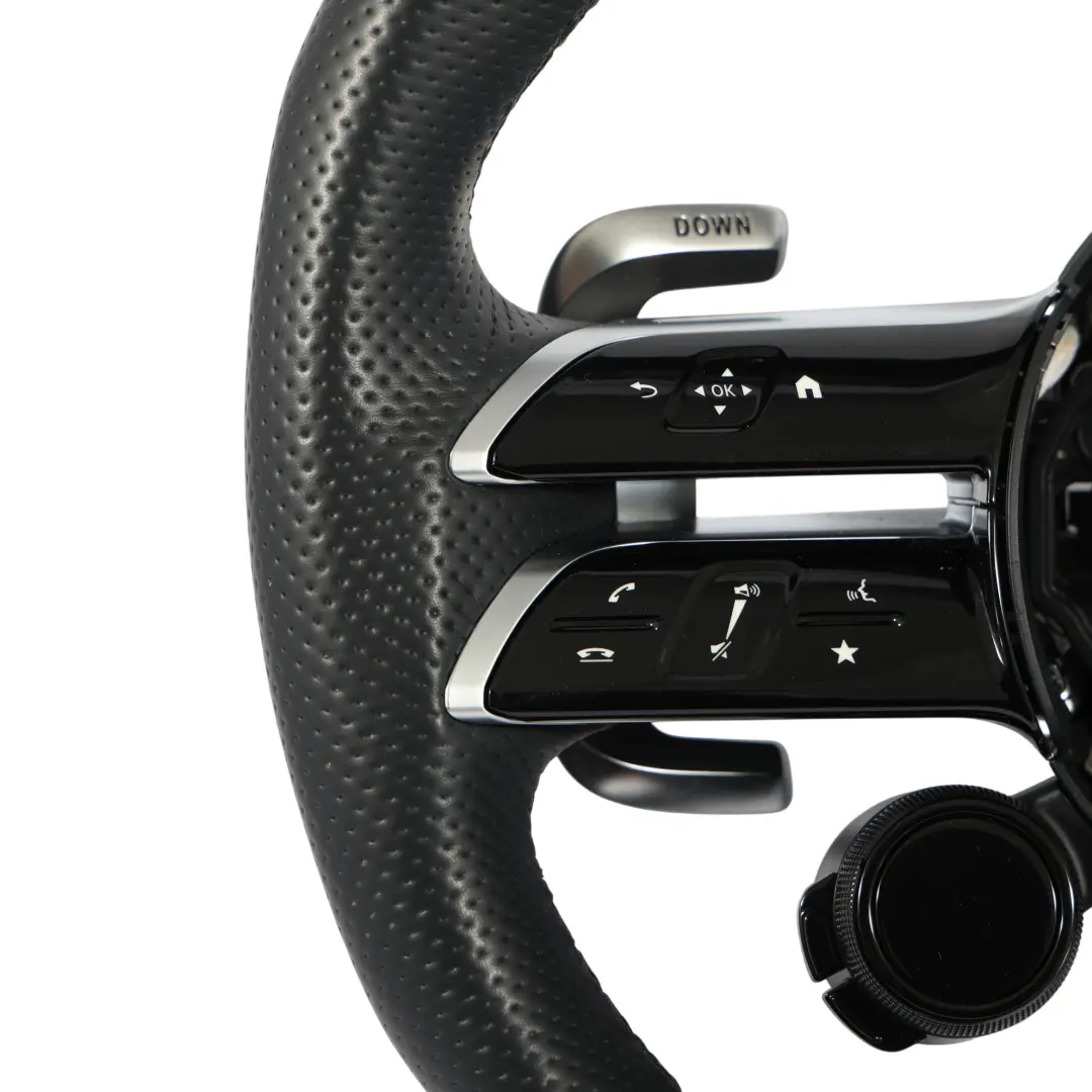 Nero In Pelle Cambio al Volante per Mercedes W177 A35 AMG Volante con numero di parte A0994601907 Mercedes W177 A35 AMG Volante Nero In Pelle Cambio al Volante - SKU A0994601907 - Numero di parte A0994601907