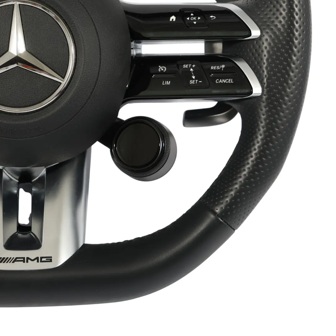 Mercedes W177 AMG Volant Direction Cuir Palettes Changement Ensemble - SKU A0994601907-SET - Numéro de pièce A0994601907