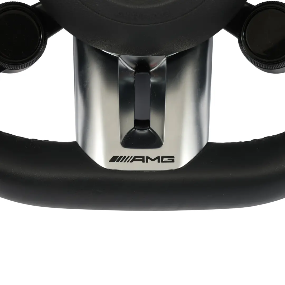 Mercedes W177 A35 AMG Volante De Cuero Negro Con Levas De Cambio - SKU A0994601907-SET - Número de pieza A0994601907