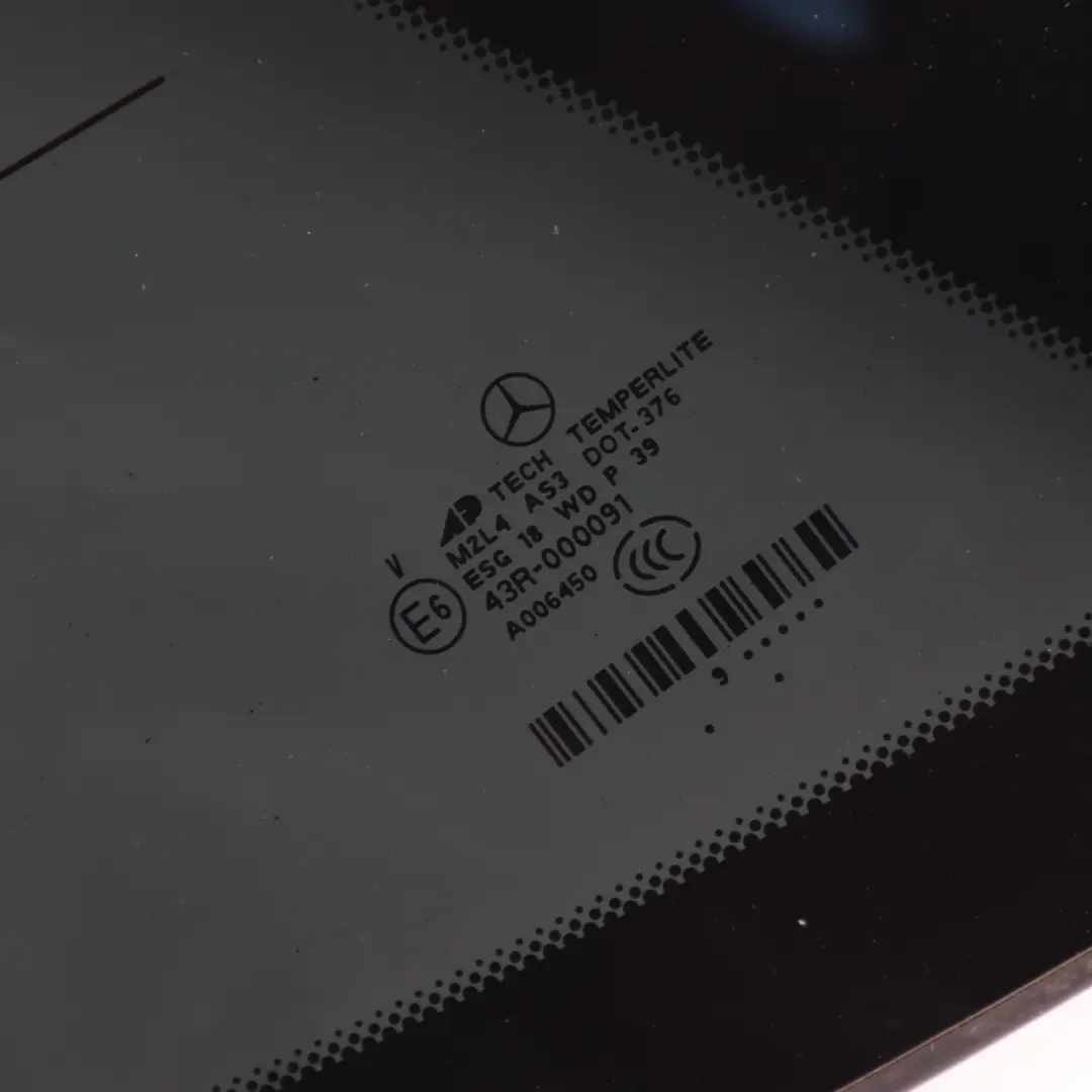 Mercedes ML W164 Rear Quarter Side Window Glass Fixed Left N/S AS3 - SKU A1646701511-1 - Part number A1646701511