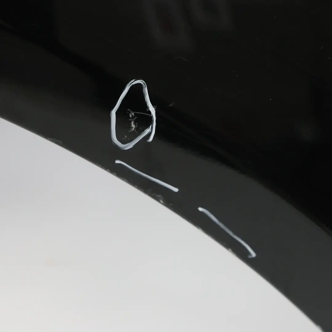 Mercedes ML W164 Seitenteil Vorne Rechts Kotflügel Obsidian Schwarz - 197 - SKU A1648810201-OB2 - Teilenummer A1648810201