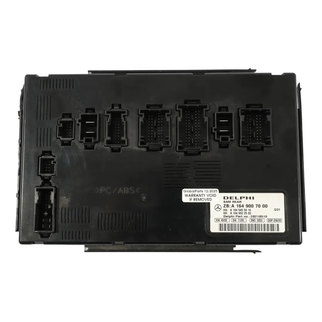 SAM Modulo Di Controllo Della Carrozzeria Posteriore per Mercedes V251 con numero di parte A1649007000 Mercedes V251 SAM Modulo Di Controllo Della Carrozzeria Posteriore - SKU A1649007000-1 - Numero di parte A1649007000