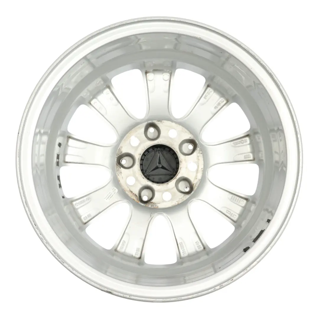 Mercedes W169 jante alliage argentée 15" ET:44 6J - SKU A1694010002-1 - Numéro de pièce A1694010002
