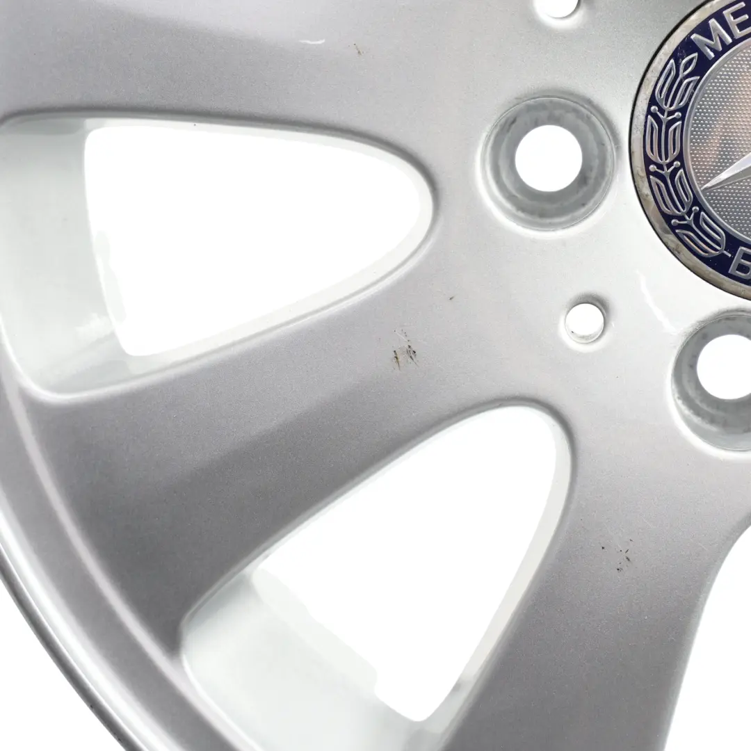 Alloy Wheel Rim 15" ET:44 6J to Mercedes W169 Silver with Part number A1694010002 Mercedes W169 Silver Alloy Wheel Rim 15" ET:44 6J - SKU A1694010002-1 - Part number A1694010002