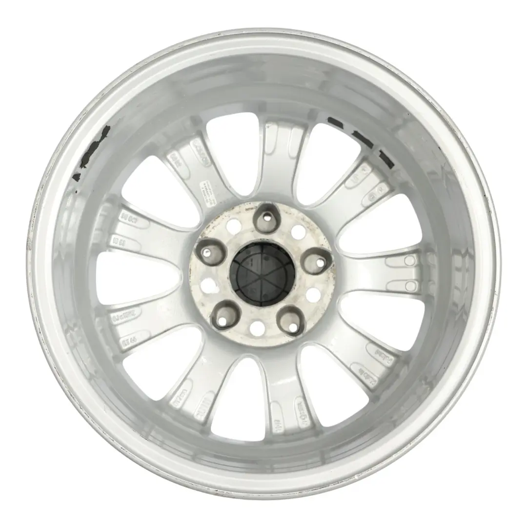 Silberne Leichtmetall felge 15" ET:44 6J für Mercedes W169 mit Teilenummer A1694010002 Mercedes W169 Silberne Leichtmetall felge 15" ET:44 6J - SKU A1694010002-2 - Teilenummer A1694010002