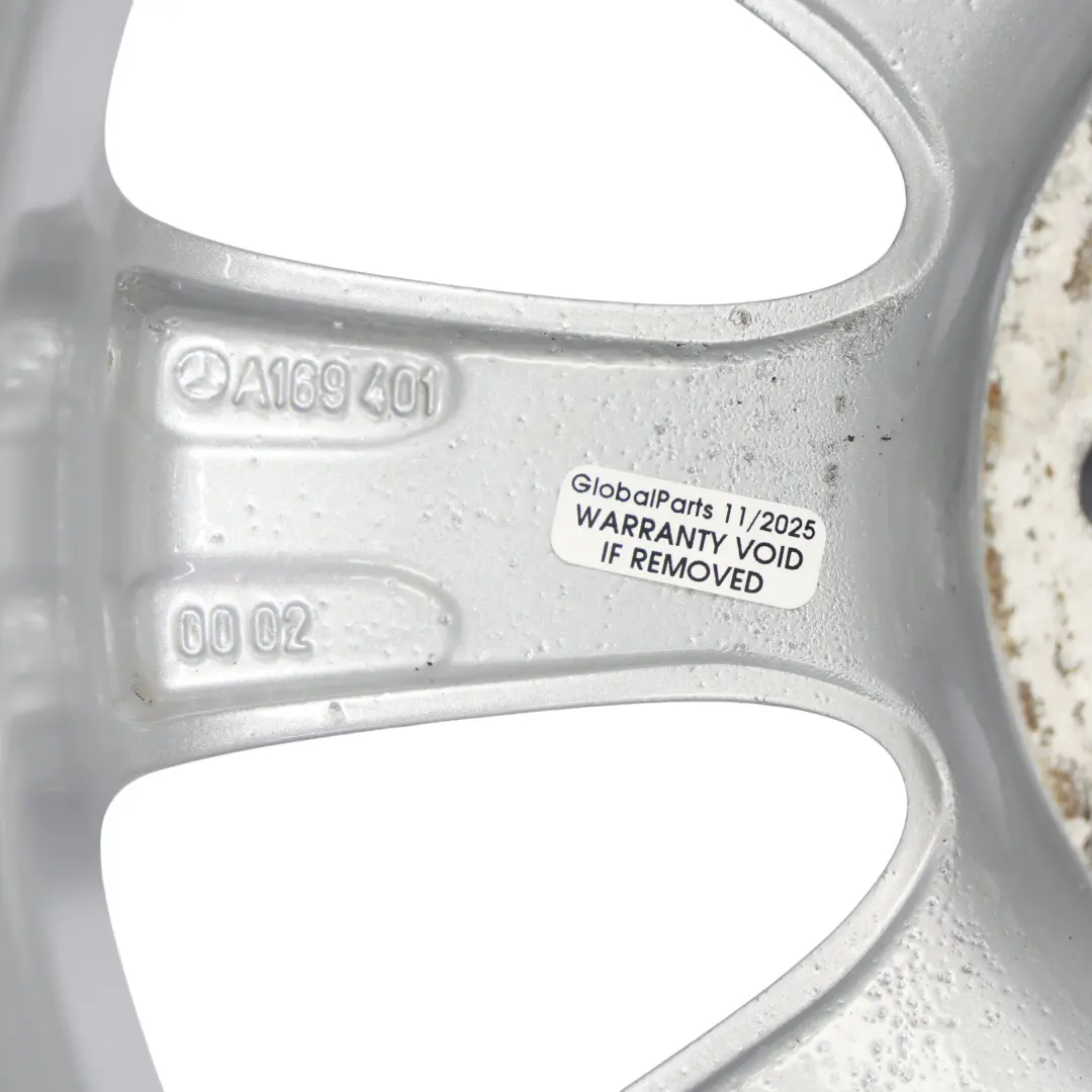 Mercedes W169 Cerchio in lega argento 15" ET:44 6J - SKU A1694010002-2 - Numero di parte A1694010002