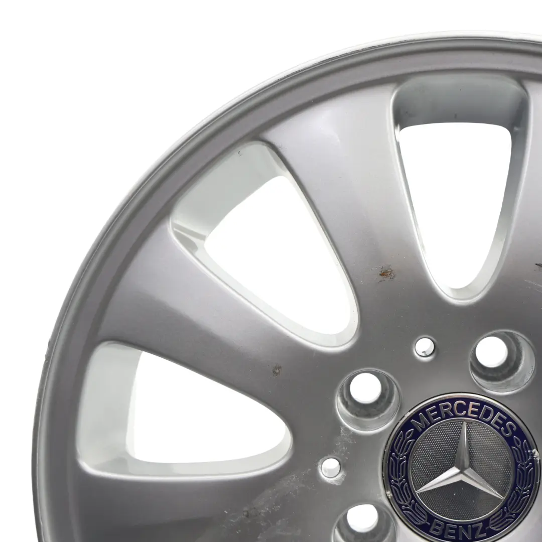 Mercedes W169 jante alliage argentée 15" ET:44 6J - SKU A1694010002-2 - Numéro de pièce A1694010002