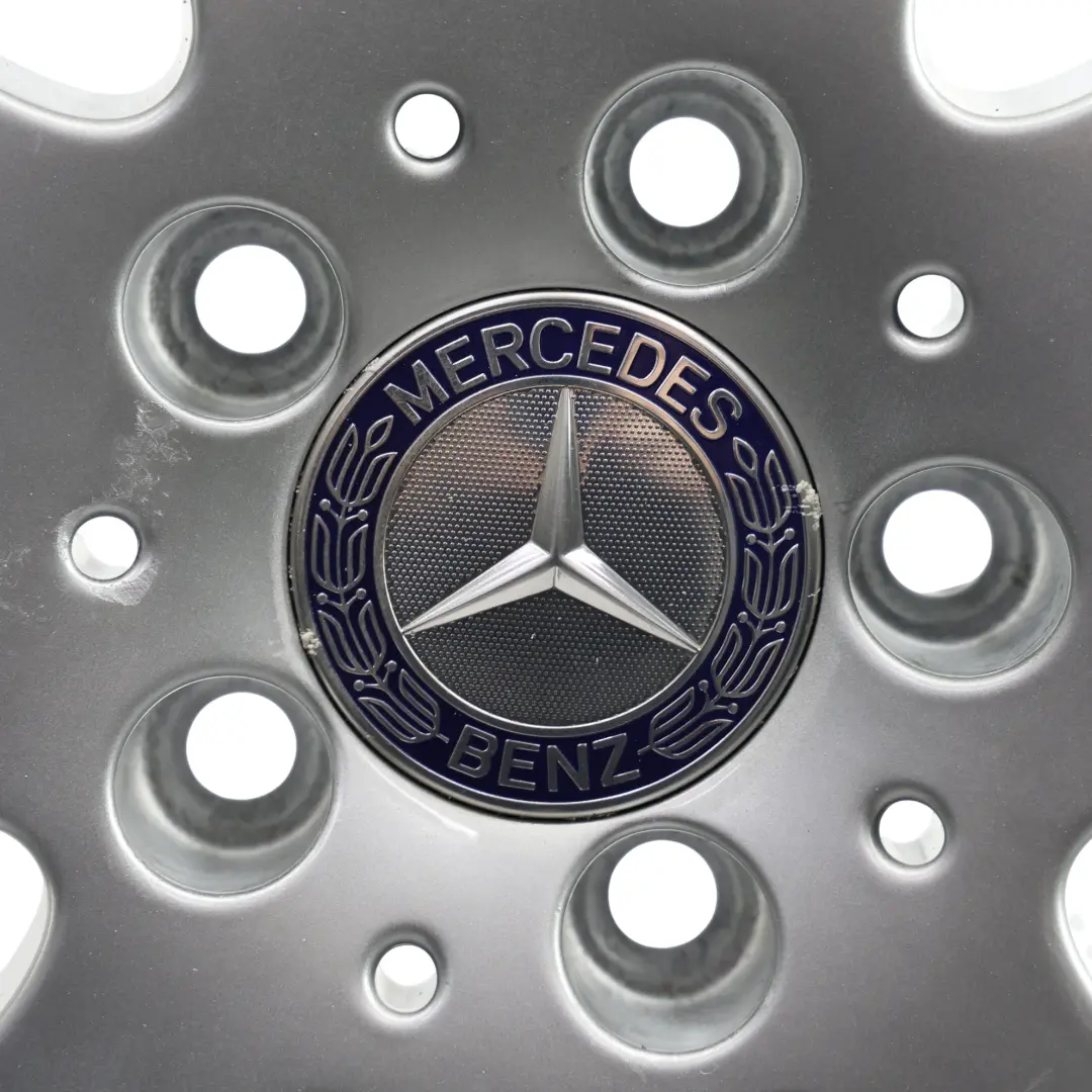 Alloy Wheel Rim 15" ET:44 6J to Mercedes W169 Silver with Part number A1694010002 Mercedes W169 Silver Alloy Wheel Rim 15" ET:44 6J - SKU A1694010002-2 - Part number A1694010002