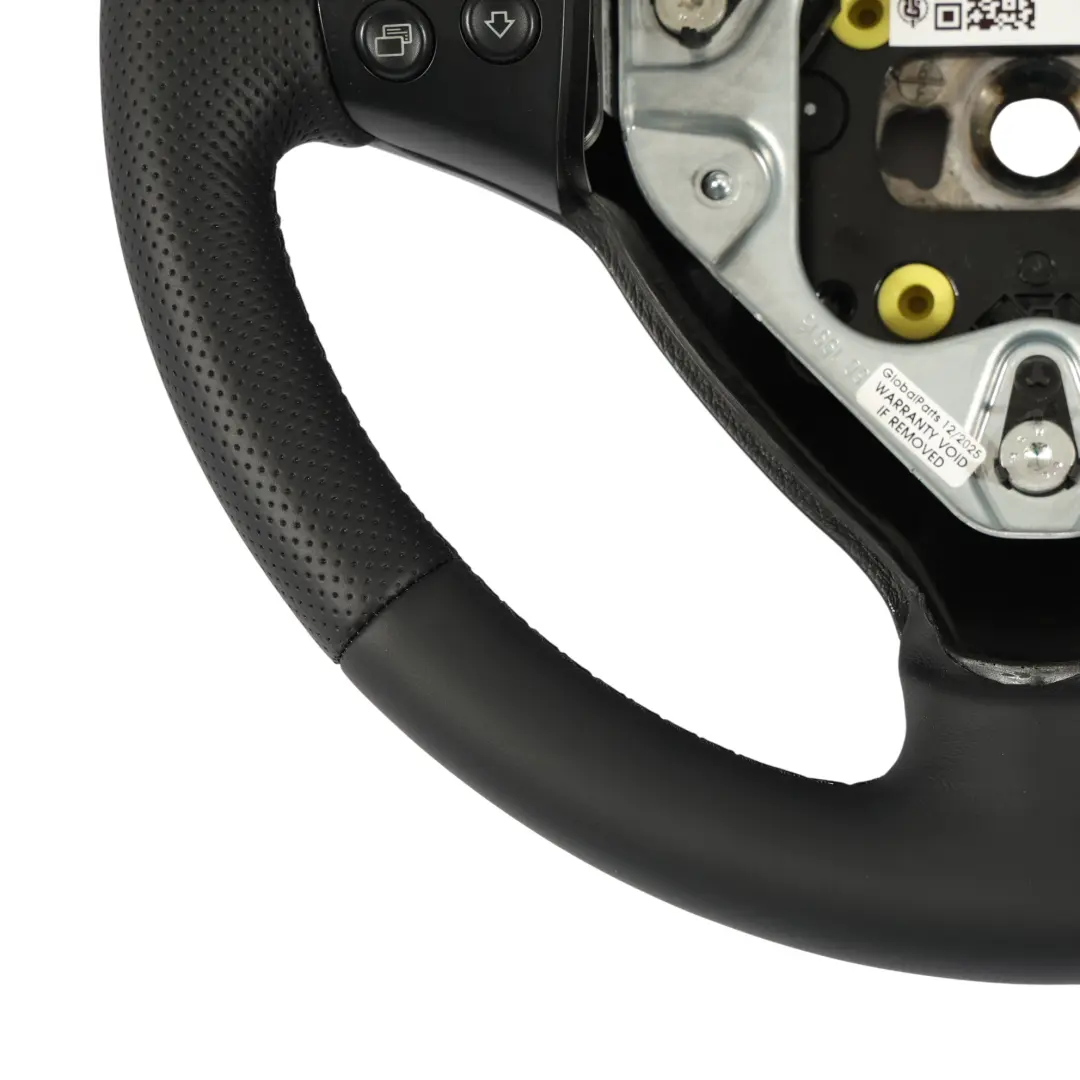 Leather Steering Wheel with Black Threads to Mercedes W169 NEW Black with Part number A1694600503 Mercedes W169 NEW Black Leather Steering Wheel with Black Threads - SKU A1694600503-1 - Part number A1694600503