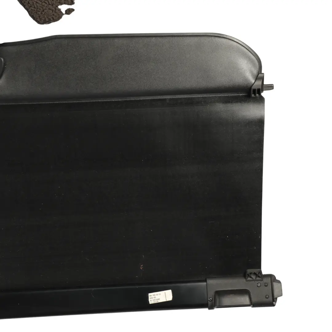 Roller Blind Parcel Storage Shelf Black to Mercedes W169 Rear with Part number A1698100009 Mercedes W169 Rear Roller Blind Parcel Storage Shelf Black - SKU A1698100009 - Part number A1698100009