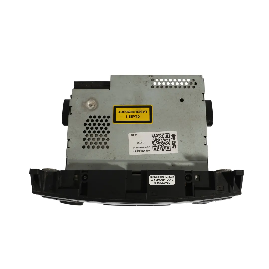 Lettore CD Radio Stereo Unità Principale per Mercedes W169 W245 con numero di parte A1698700689 Mercedes W169 W245 Lettore CD Radio Stereo Unità Principale - SKU A1698700689-3 - Numero di parte A1698700689