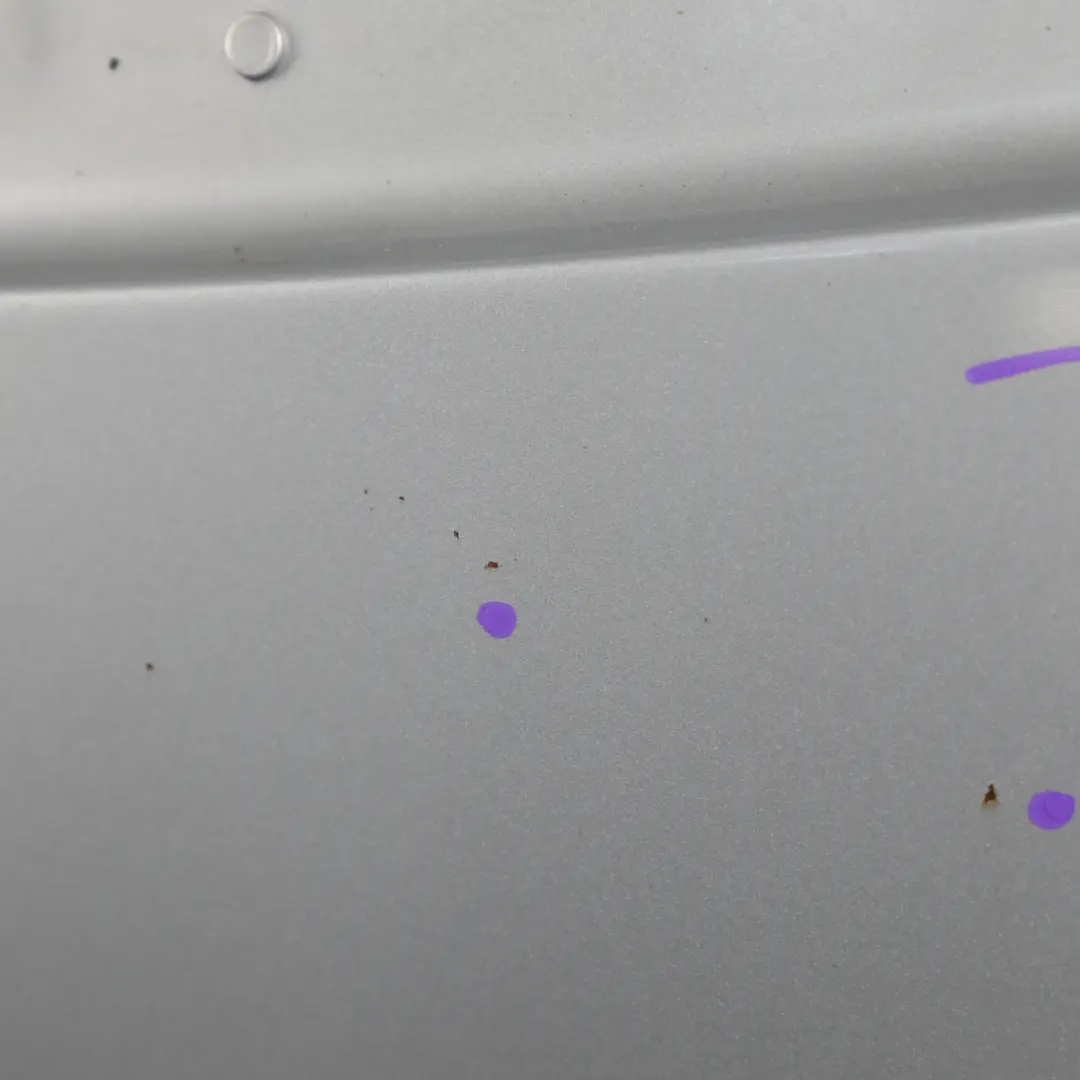 Hood Bonnet Trim Panelling Polar Silver Metallic - 761 to Mercedes W169 with Part number A1698800057 Mercedes W169 Hood Bonnet Trim Panelling Polar Silver Metallic - 761 - SKU A1698800057-PLS - Part number A1698800057