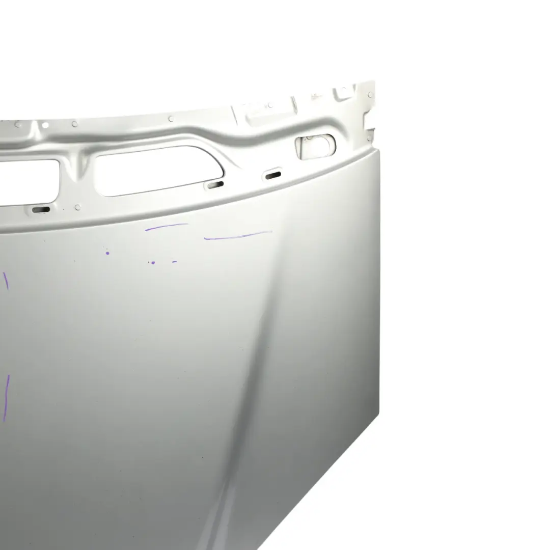 Hood Bonnet Trim Panelling Polar Silver Metallic - 761 to Mercedes W169 with Part number A1698800057 Mercedes W169 Hood Bonnet Trim Panelling Polar Silver Metallic - 761 - SKU A1698800057-PLS - Part number A1698800057