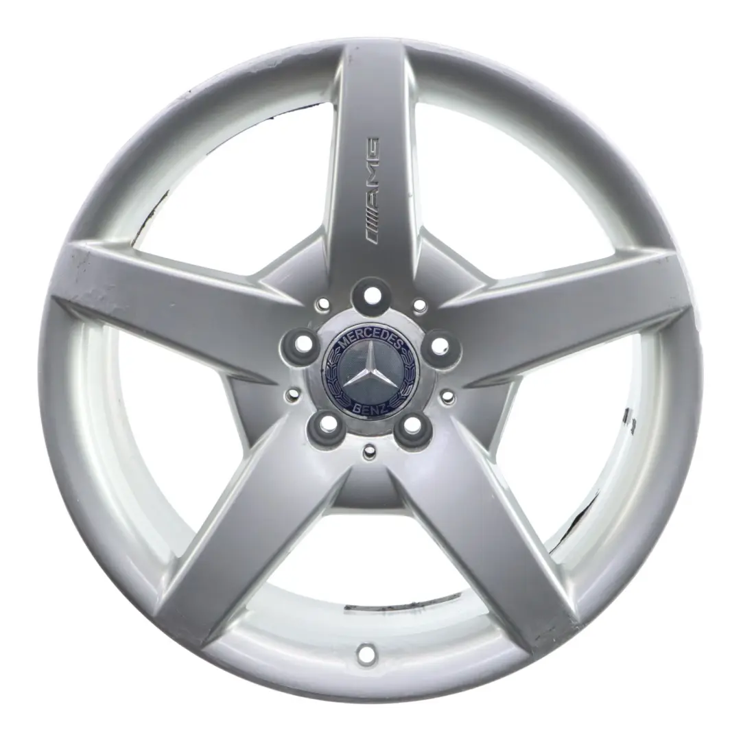 Felga Aluminiowa Tylna Srebrna 18" 8,5J ET:30 do Mercedes R171 C209 AMG o numerze A1714011702 Mercedes R171 C209 AMG Felga Aluminiowa Tylna Srebrna 18" 8,5J ET:30 - SKU A1714011702-1 - Numer Części A1714011702