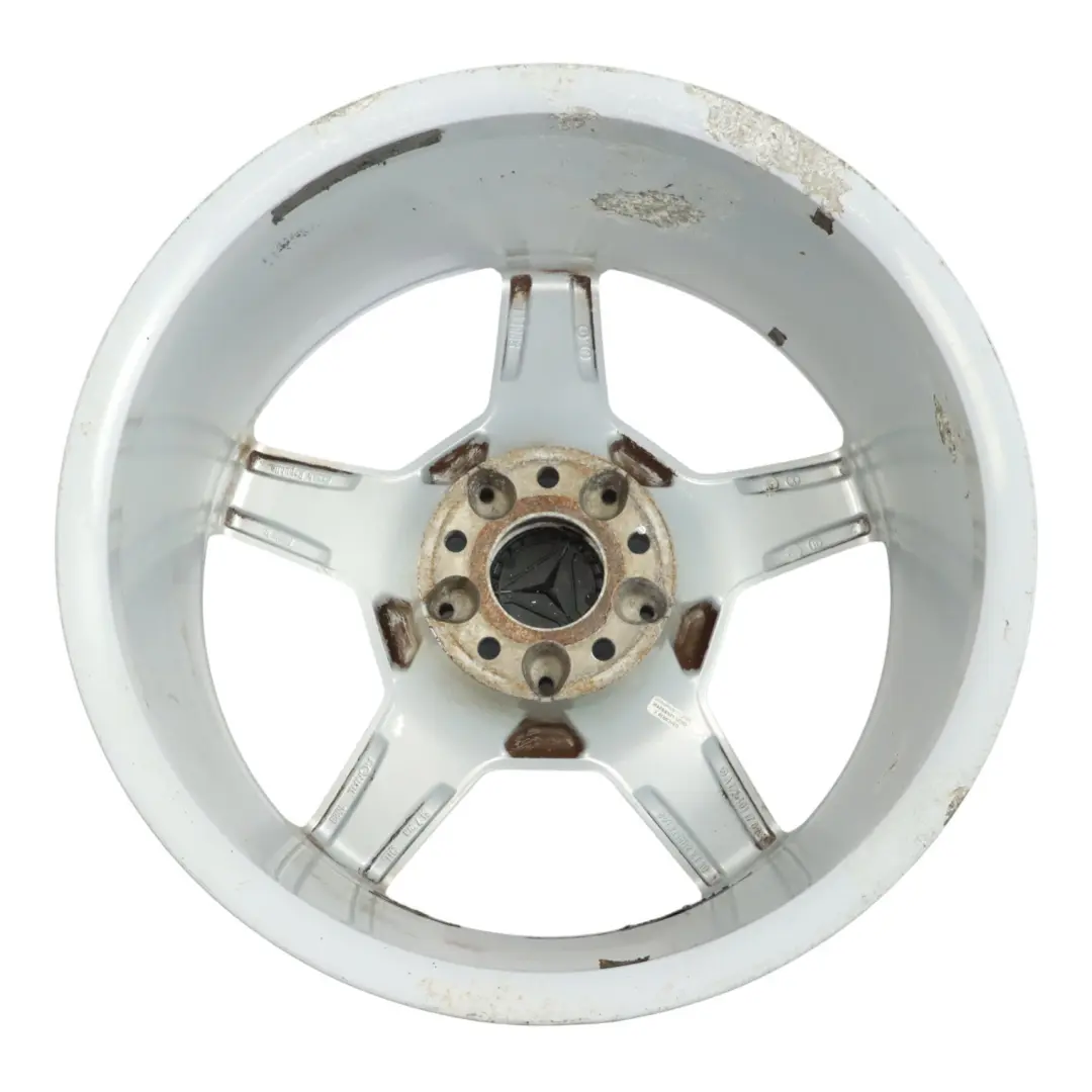 Llanta aleación trasera plateada 18" 8,5J ET:30 para Mercedes C209 AMG con número de pieza A1714011702 Mercedes C209 AMG Llanta aleación trasera plateada 18" 8,5J ET:30 - SKU A1714011702-1 - Número de pieza A1714011702