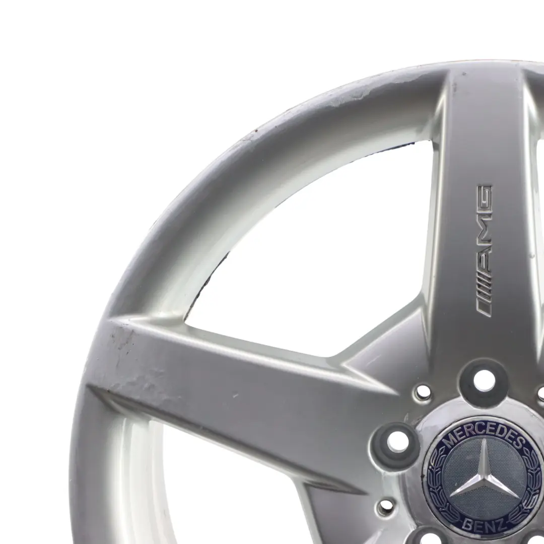 Jante arrière alliage argenté 18" 8,5J ET:30 pour Mercedes R171 C209 AMG à propos du numéro de pièce A1714011702 Mercedes R171 C209 AMG Jante arrière alliage argenté 18" 8,5J ET:30 - SKU A1714011702-1 - Numéro de pièce A1714011702