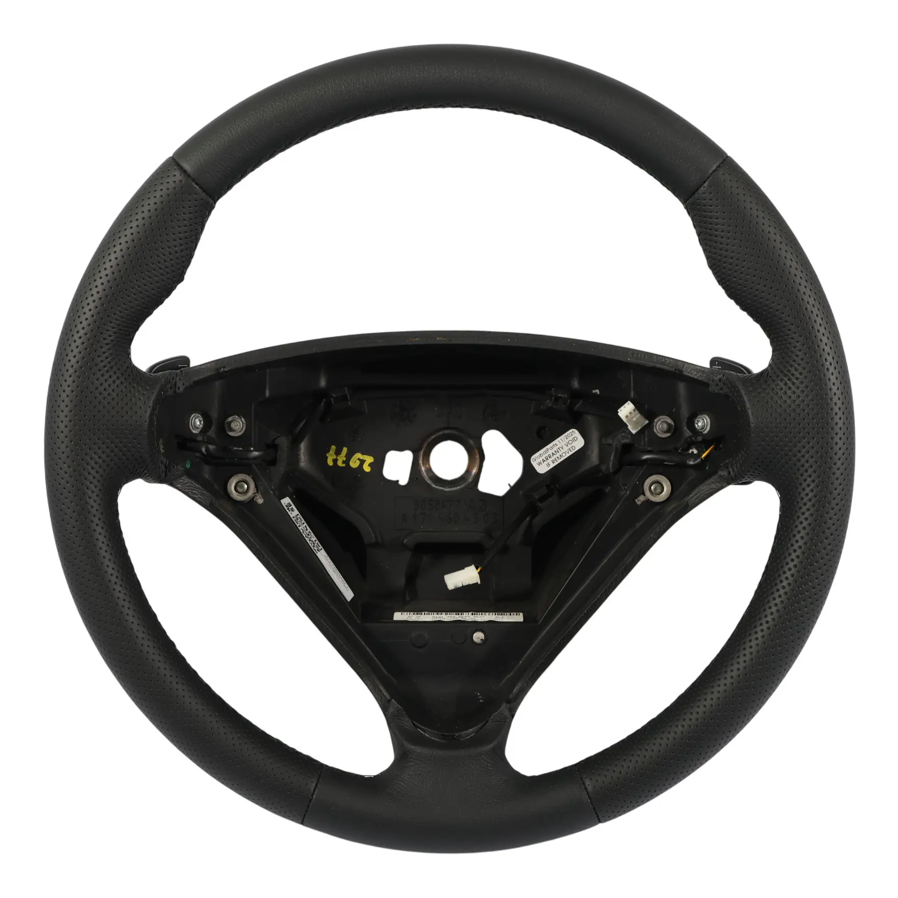 Mercedes R171 SLK W203 NUOVO Volante in Pelle Nera Palette Cambio A1714604503