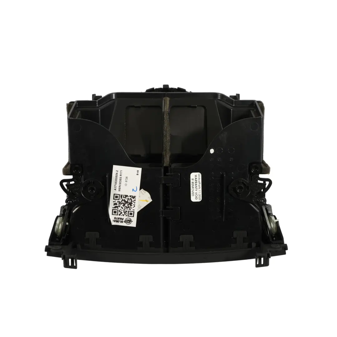 Mercedes SLK R171 Grille D'Aération Centrale Tableau Bord Noire - SKU A1718300854-2 - Numéro de pièce A1718300854