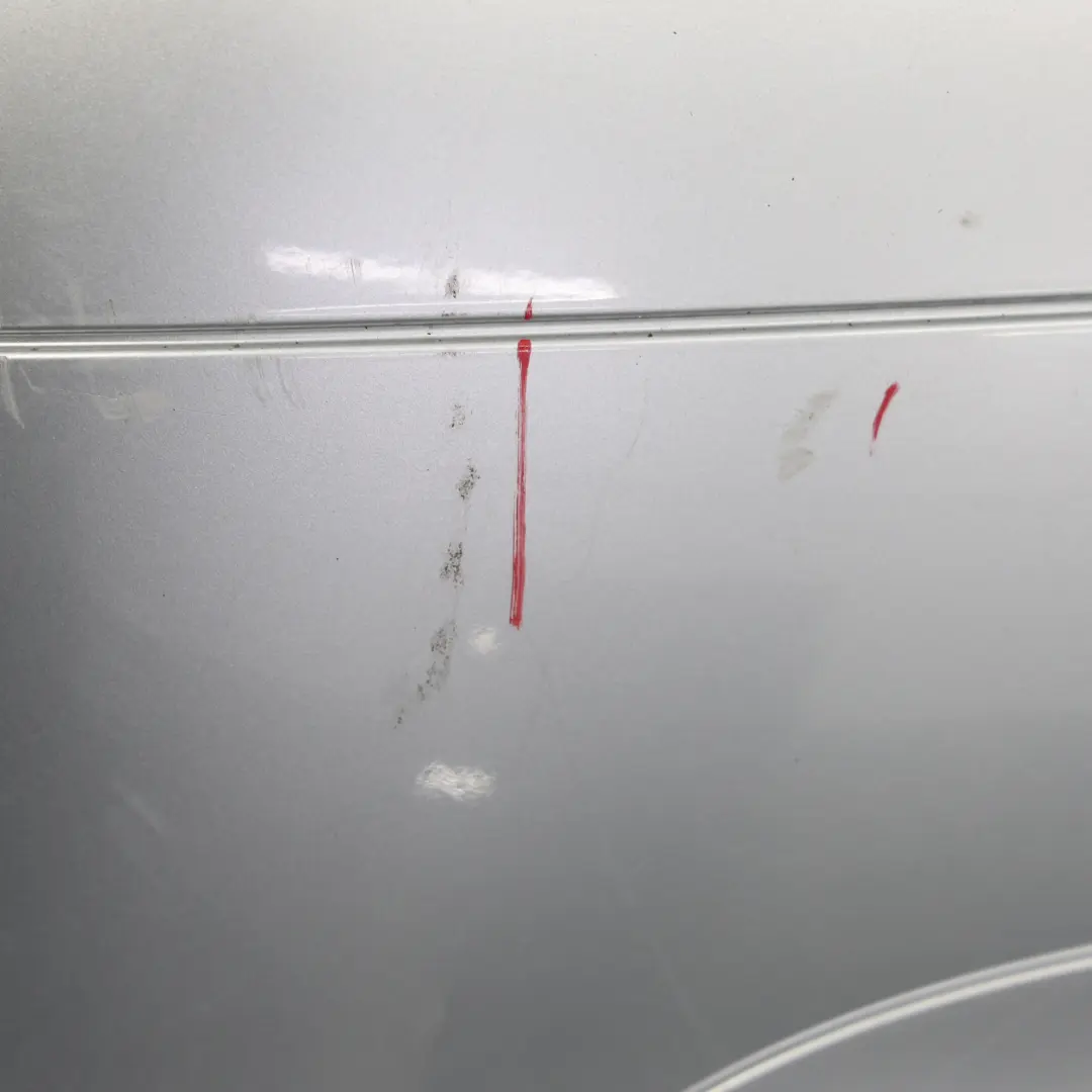 Bumper Trim Panel Covering Iridium Silver Metallic - 775 to Mercedes SLK R171 Rear with Part number A1718850125 Mercedes SLK R171 Rear Bumper Trim Panel Covering Iridium Silver Metallic - 775 - SKU A1718850125-IRS1 - Part number A1718850125