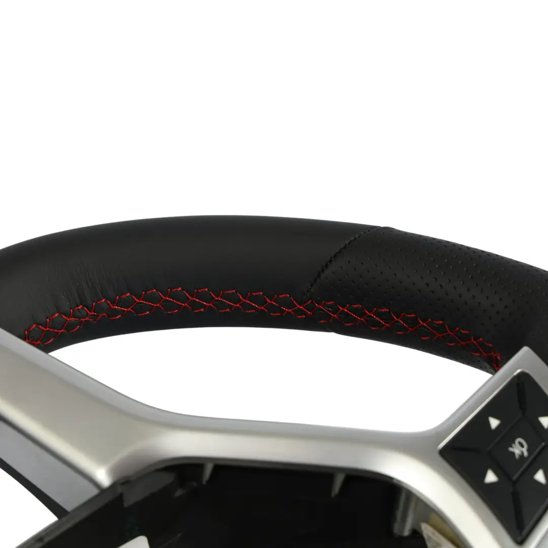 Mercedes W204 W212 Steering Wheel AMG Sport NEW Black Leather Sport Paddle Shift - SKU A1724604203-2 - Part number A1724604203